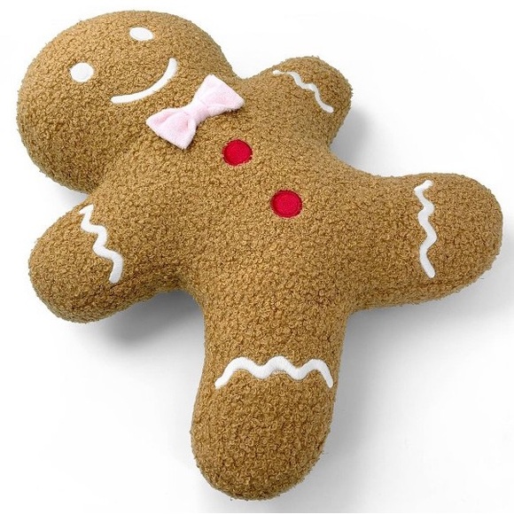 ✨ FIRM✨ Target Bullseye’s Playground Christmas Holiday Gingerbread Throw Pillow - Picture 3 of 9